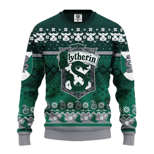 Slytherin Harry Potter Ugly Christmas Sweater Amazing Gift Idea Thanksgiving Gift ? Usalast