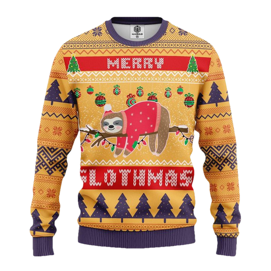 Sloth Ugly Christmas Sweater Amazing Gift Idea Thanksgiving Gift ? Usalast