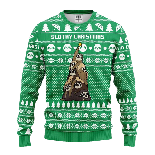 Sloth Tree Ugly Christmas Sweater Amazing Gift Idea Thanksgiving Gift ? Usalast