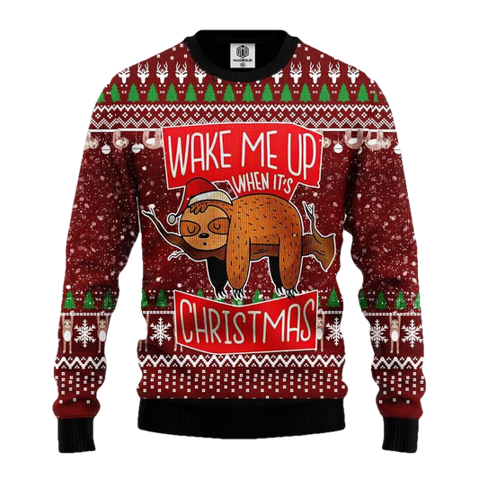 Sloth 3D Ugly Christmas Sweater Amazing Gift Idea Thanksgiving Gift ? Usalast
