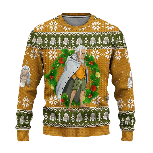 Silvers Rayleigh One Piece Anime Ugly Christmas Sweater Xmas Gift ? Usalast