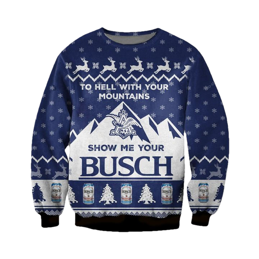 Show Me Your Busch Ugly Christmas Sweater 2022 ? Usalast