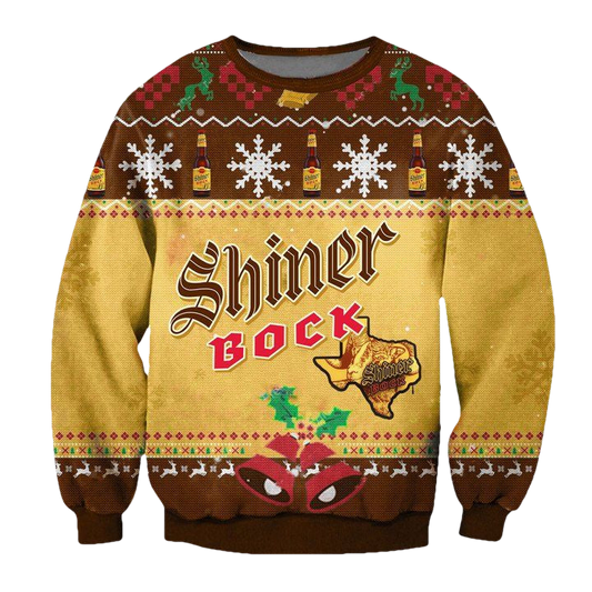Shiner Bock Beer Ugly Christmas Sweater 2022 ? Usalast