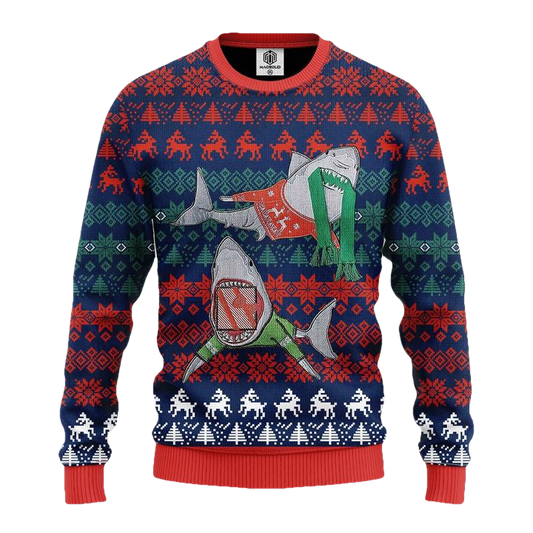 Shark Funny Ugly Christmas Sweater Amazing Gift Idea Thanksgiving Gift ? Usalast