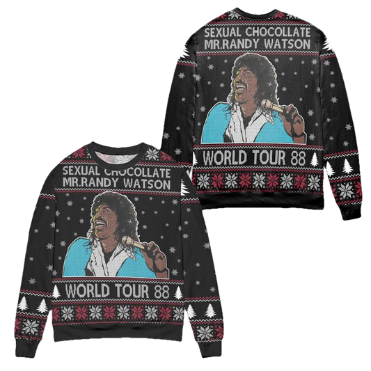 Sexual Chocolate MrRandy Watson World Tour 88 Ugly Christmas Sweater ? Usalast