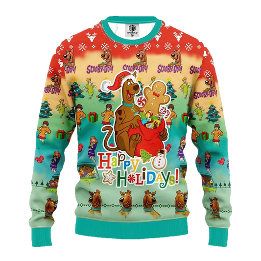 Scooby Doo Holiday Ugly Christmas Sweater Amazing Gift Idea Thanksgiving Gift ? Usalast