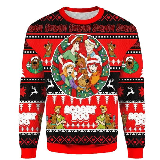 Scooby Doo Characters Ugly 3D Christmas Sweater ? Usalast
