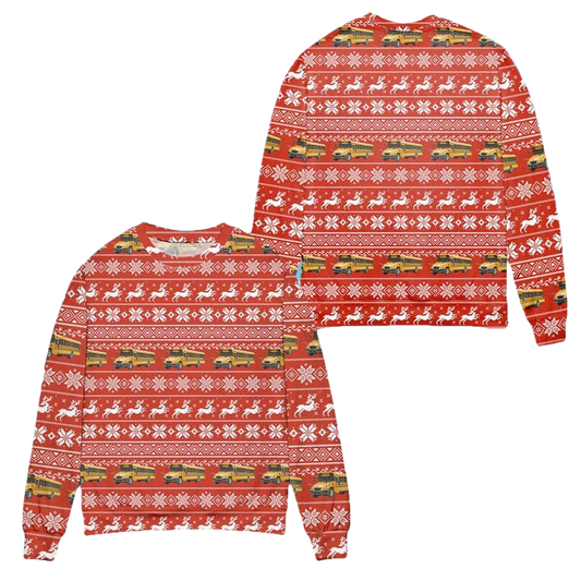 School Bus Sweater 3D ? Usalast