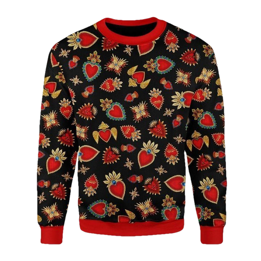 Scared Heart Ugly Christmas Sweater 2022 ? Usalast