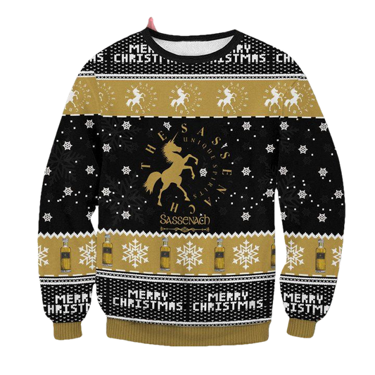Sassenach Scotch Whisky Ugly Christmas Sweater 2022 ? Usalast