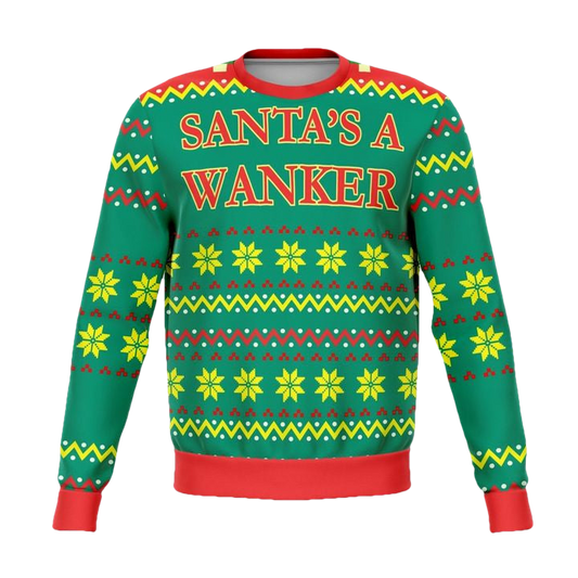 Santas Wanker Offensive Meme 2022 Design 3d Ugly Christmas Sweater ? Usalast