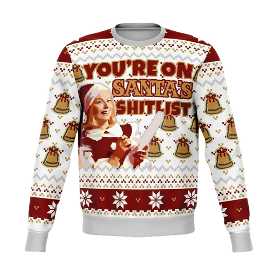 Santa Sht List Dank Meme 2022 Design 3d Ugly Christmas Sweater ? Usalast