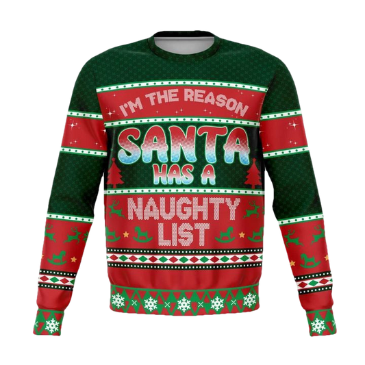 Santa Naughty List For For Meme 3d Ugly Christmas Sweater ? Usalast