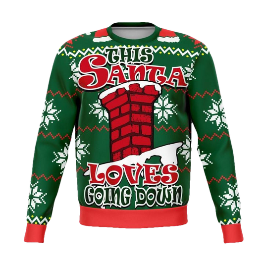 Santa Goes Down Funny Meme 2022 Design 3d Ugly Christmas Sweater ? Usalast