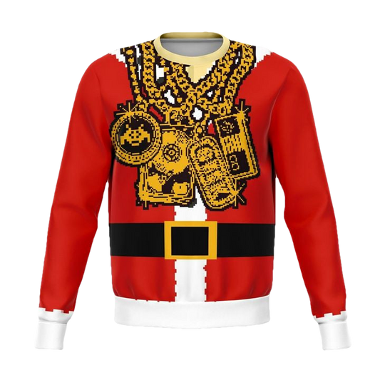 Santa Drip Dank Meme 2022 Design 3d Ugly Christmas Sweater ? Usalast
