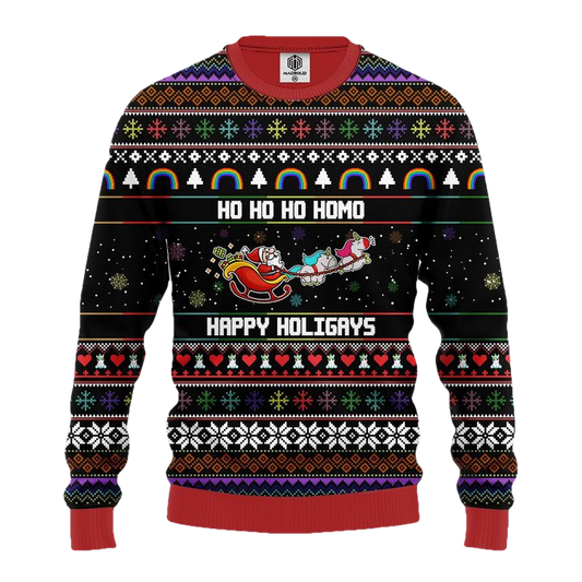 Santa Claus Funny Hohoho Ugly Christmas Sweater Amazing Gift Idea Thanksgiving Gift ? Usalast
