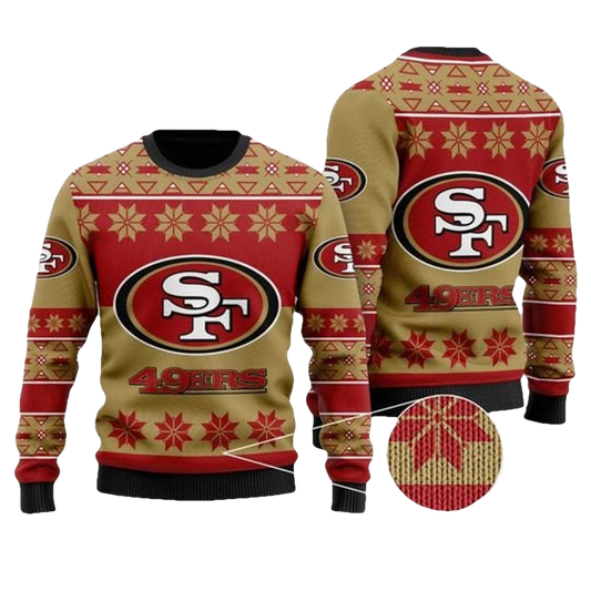 San Francisco 49Ers Wool Ugly Christmas Sweater ? Usalast