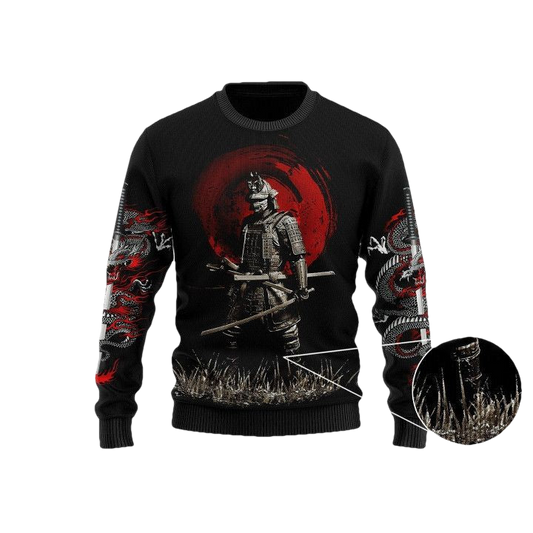Samurai Tattoo Ugly Christmas Sweater For Men Women Adult Us4135 ? Usalast