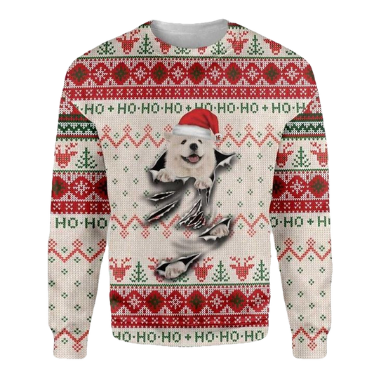 Samoyed Scratch Unisex 3D Ugly Christmas Sweater ? Usalast