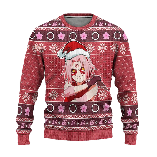 Sakura Ugly Christmas Sweater Sage Mode Naruto Anime Xmas Gift ? Usalast