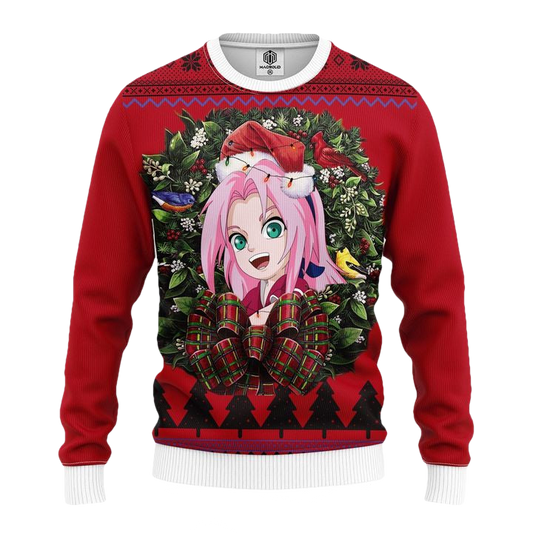 Sakura Naruto Noel Mc Ugly Christmas Sweater Thanksgiving Gift ? Usalast