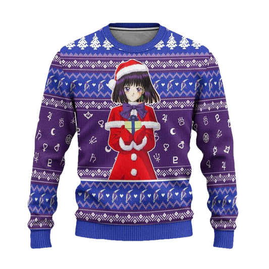 Sailor Saturn Ugly Christmas Sweater Sailor Moon Anime Xmas Gift ? Usalast