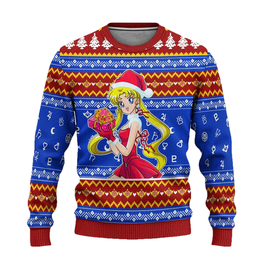 Sailor Moon Ugly Christmas Sweater Anime Xmas Gift ? Usalast
