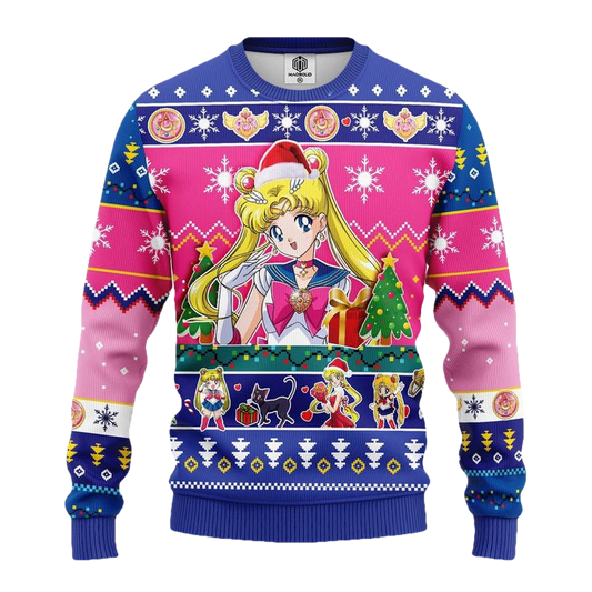 Sailor Moon Ugly Christmas Sweater Amazing Gift Idea Thanksgiving Gift ? Usalast