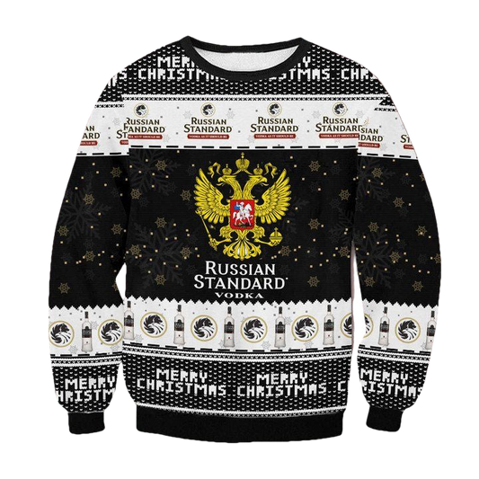 Russian Standard Vodka Ugly Christmas Sweater 2022 ? Usalast