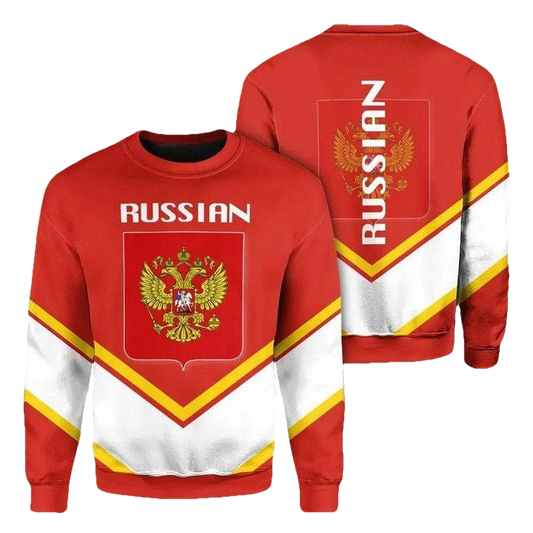 Russian Coat Of Arms Sweater Lucian Style J5W ? Usalast