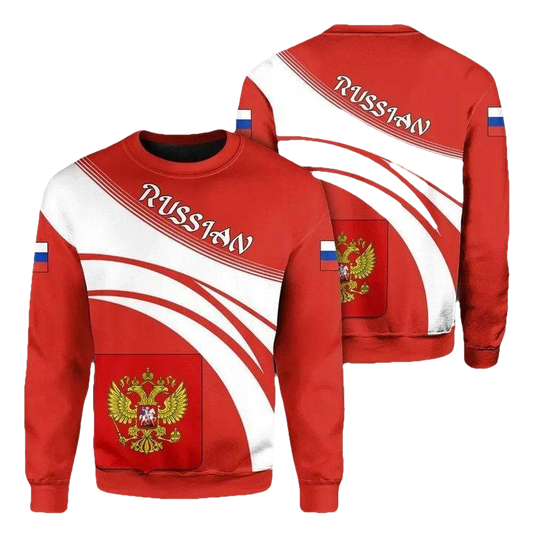 Russian Coat Of Arms Sweater Cricket Style J5W ? Usalast