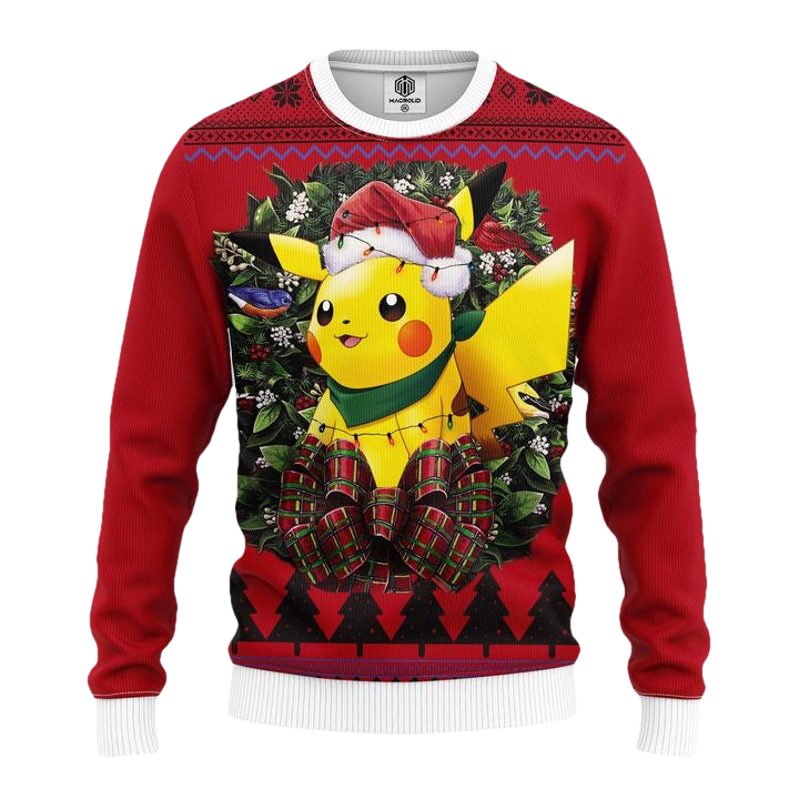 Pikachu Cute Noel Mc Ugly Christmas Sweater Thanksgiving Gift ? Usalast