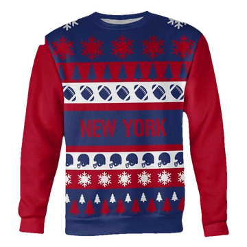 New York Football Ugly Christmas Sweater ? Usalast