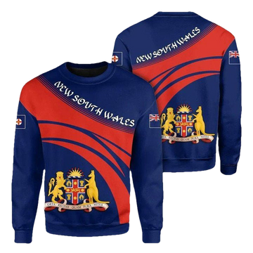 New South Wales Coat Of Arms Sweater Cricket Style J5W ? Usalast