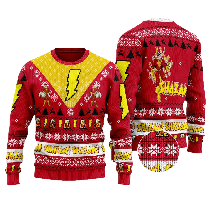 New Shazam Dc Comics Sweater ? Usalast