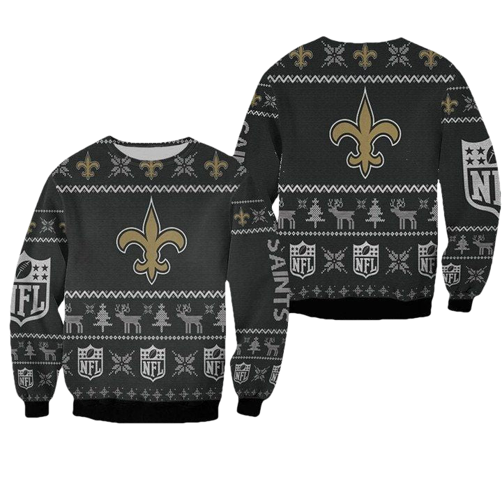 New Orleans Saints Ugly Sweater Christmas 3D Sweater ? Usalast