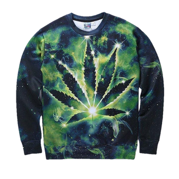 New Arrivals Men Women 3D Sweater Space Galaxy Hoodies Digital Print Green Leaves Autumn Winter Thin Tops Sh4577 ? Usalast