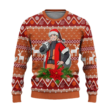 Naruto Uzumaki Ugly Christmas Sweater Custom Naruto Anime Xmas Gift ? Usalast