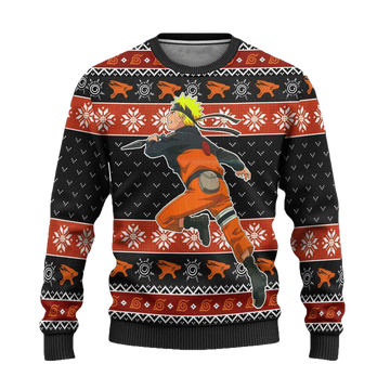 Naruto Uzumaki Anime Ugly Christmas Sweater Xmas Gift ? Usalast