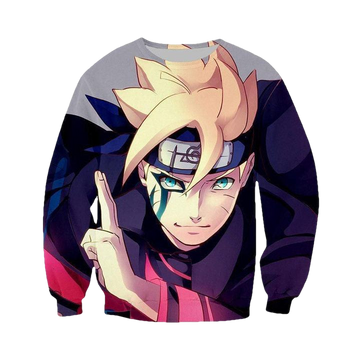 Naruto Sweater ? Boruto Summoning Chakra Sweater Sh9526 ? Usalast