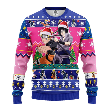 Naruto Sasuke Ugly Christmas Sweater Amazing Gift Idea Thanksgiving Gift ? Usalast