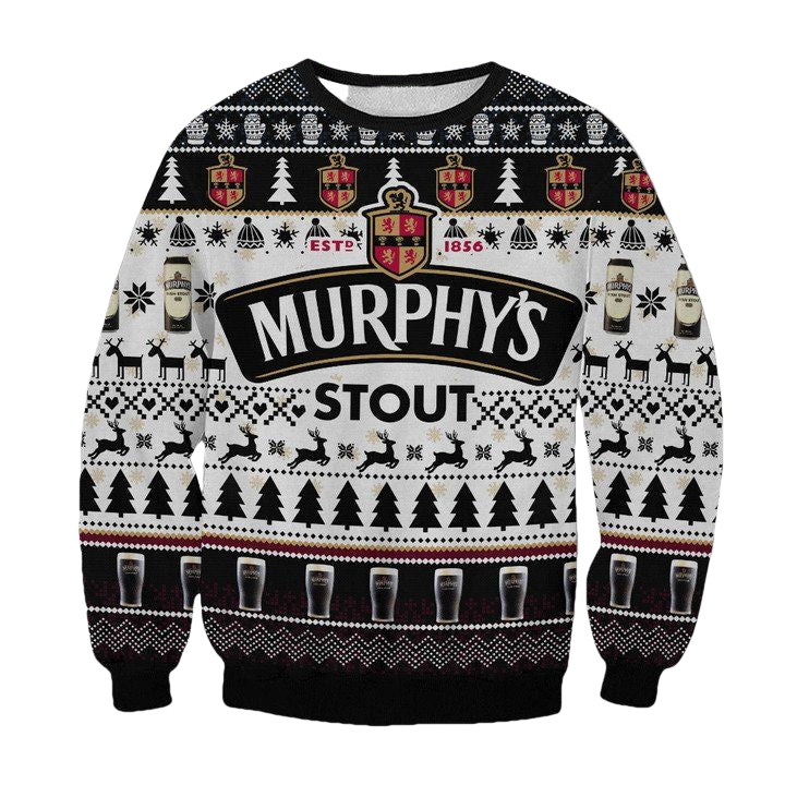 Murphy?s Irish Stout Beer Ugly Christmas Sweater 2022 ? Usalast