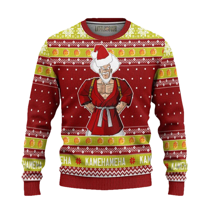 Mr Satan Dragon Ball Ugly Christmas Sweater And 3D Hoodie Xmas Gift ? Usalast