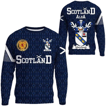 Morehead Family Crest Sweater Scottish Home ? 1991 Style A7 ? Usalast