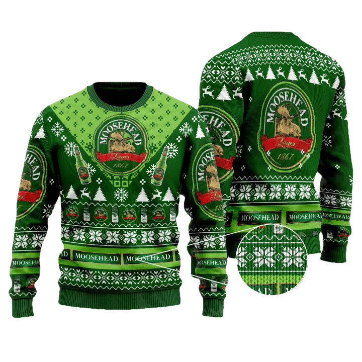 Moosehead Lager Beer Christmas Sweater ? Usalast