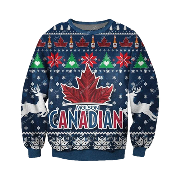 Molson Canadian Beer Christmas Sweater ? Usalast