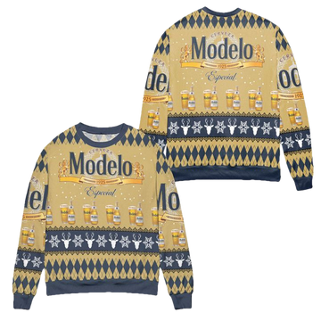 Modelo 1925 Special Reindeer Pattern Ugly Christmas Sweater ? Usalast