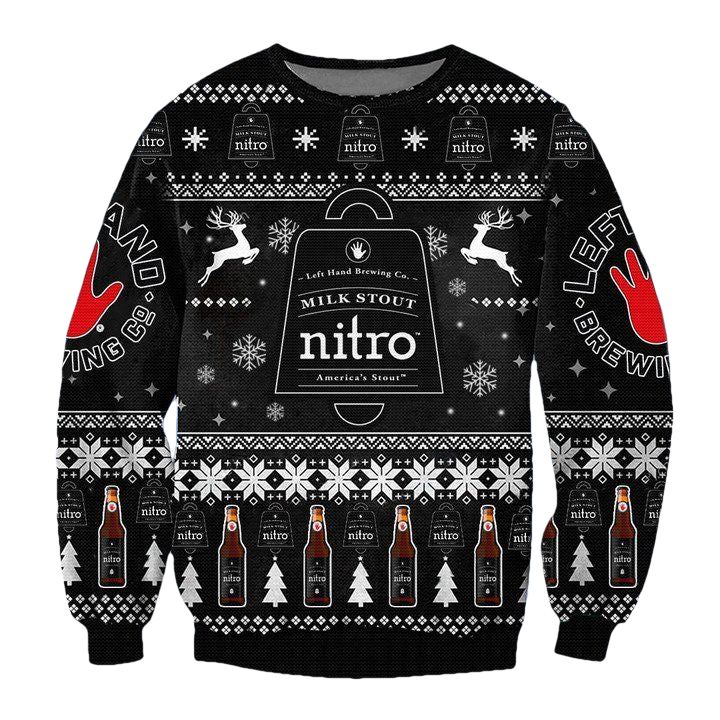 Milk Stout Nitro Beer Ugly Christmas Sweater 2022 ? Usalast