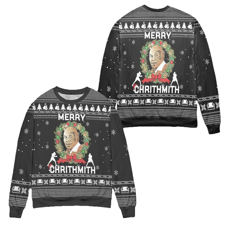 Mike Tyson Merry Chrithmith Ugly Christmas Sweater ? Usalast