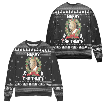 Mike Tyson Merry Chrithmith Ugly Christmas Sweater ? Usalast
